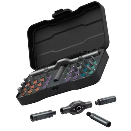 24 In 1 Multi Bit Magnetic Screwdriver Set Upgrade Detachable T Ratchet Handle