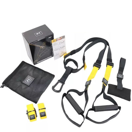 Suspension Trainer Home Gym Full Body Workout Adjustable Nylon Outdoor P3