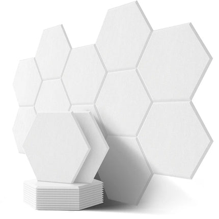 12 Pack Self-Adhesive Soundproofing Acoustic Tiles Wall Panels Studio Home