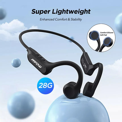 Bone Conduction Wireless Headphones Bluetooth 5.3 Headset Sport Swimming Earbuds