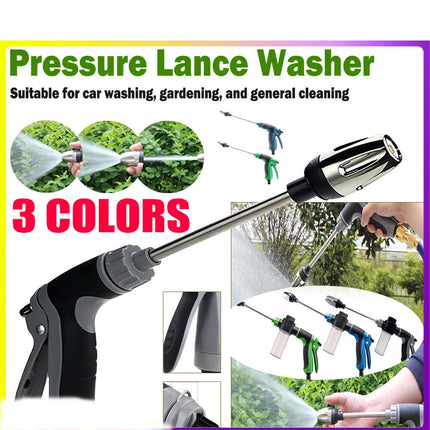 Waterblitz Pressure Washer Cleaner Qinux Pressure Lance Nozzle Garden Washing Grey Water Gun+Bottle