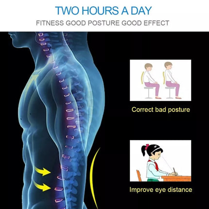 Therapy Lumbar Lower Back Brace Support Belt Sciatica Pain Relief Posture Unisex L