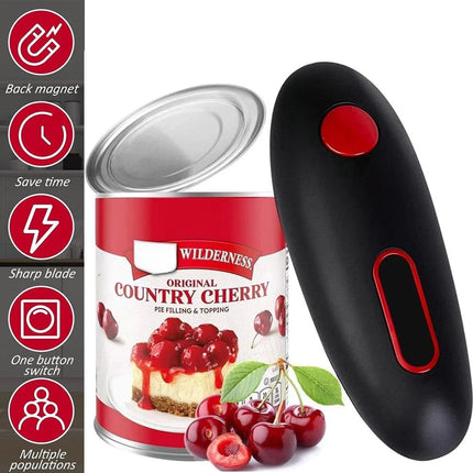 One Touch Automatic Can Opener Electric Jar Lid Opener Home upgraded version