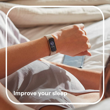Fitbit Luxe Silicone Replacement Watch Band Wristband Black
