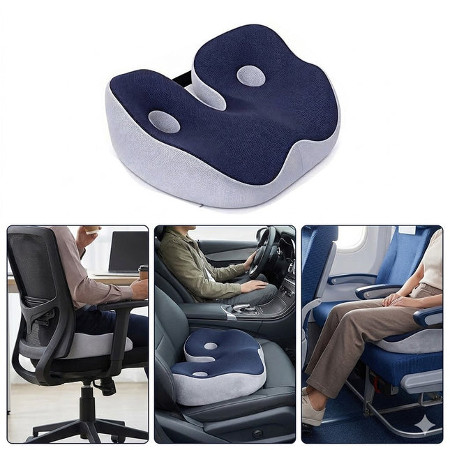Memory Foam Seat Cushion Ergonomic For Office Chair Wheelchair Seat Pad Home
