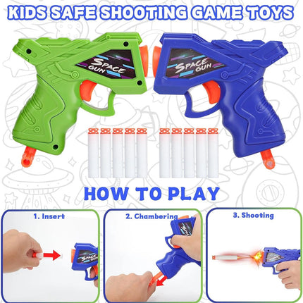 Glow in The Dark Luminous Electric Floating Target Hover Ball Shooting Games
