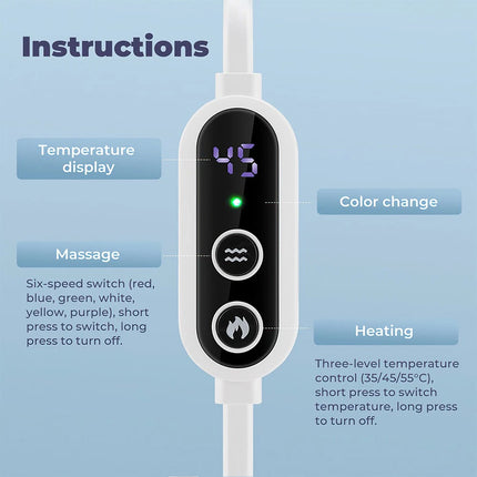 Electric Warm Compress Eye Mask for Daily Eye Soothing Care