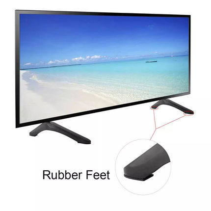2PCS TV Stand Bracket Adjustable Stable Table Holder For 32-65" LCD Television