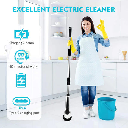 Cordless Electric Scrubber Cleaning Brush with 7 Replaceable Brush Heads