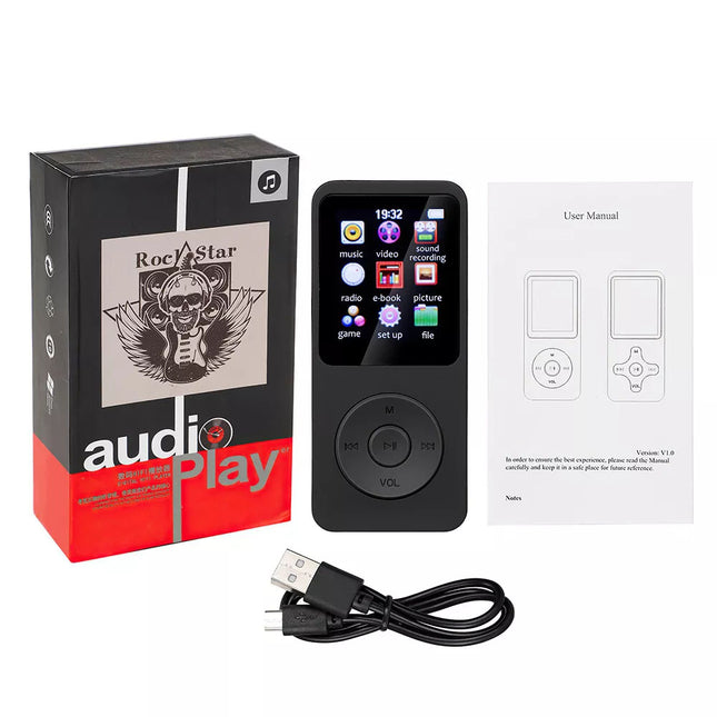 MP3 Player with Bluetooth 5.0 Portable Digital Lossless Music MP3 MP4 Player