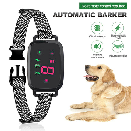 Dog Bark Collar-Compact Anti Barking Remote Stop Training sound-vibrate-shock
