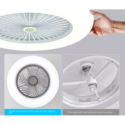 72W LED Ceiling Fan Dimmable Light Adjustable Wind Speed With Smart APP Remote