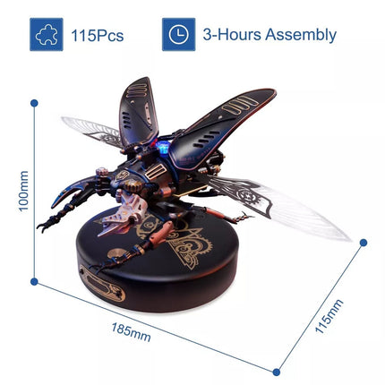 Storm Beetle DIY Moveable 3D Plastic Puzzle Series Steampunk Gift for Adult