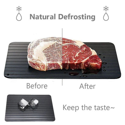 Fast Defrosting Thawing Tray Fast Frozen Meat Food Defrost Plate Board Tool