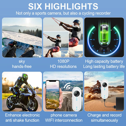 1080p Collar Monitor Camera Video Recorder Mini Body Camera 32GB TF Cat Dog Pet