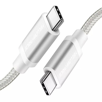 1.8M Compatible Nylon Braided USB C to USB C Cable Increased Durability