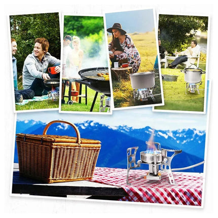 Portable Gas Propane Cooker Single Burner Outdoor Camping Picnic Windproof Stove