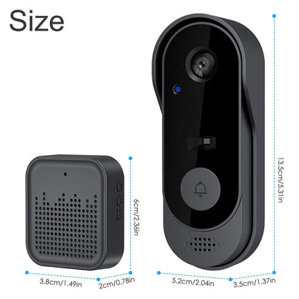 HD Smart Wireless WiFi Video Doorbell Camera Intercom Security Camera Door Bell