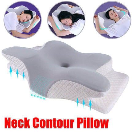 Orthopedic Memory Foam Pillow for Neck Head Shoulder & Back Pain Relief Support