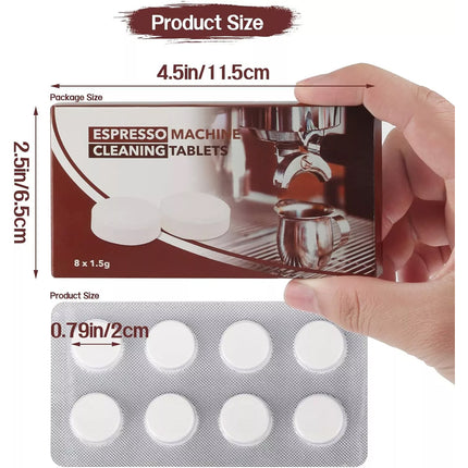 3x8Pcs Coffee Machine Cleaning Tablets for Breville