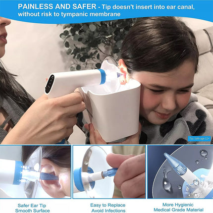 Earwax Cleaning Kit Ear Wax Washer Electric Ear Wax Removal Irrigation Cleaner