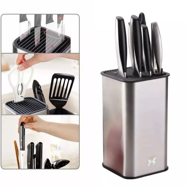 Knife Block Stand Universal – Without Knives Kitchen Organizer Rack