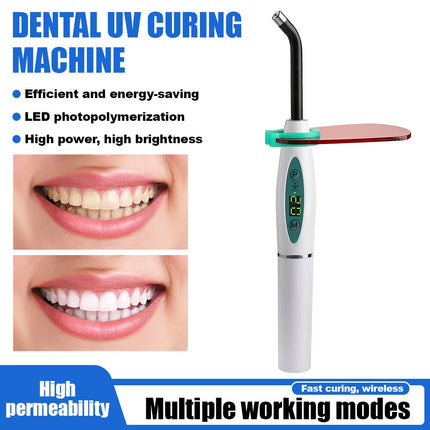Rechargeable LED UV Dental Curing Light Cure Lamp Wireless Curing Machine Tool