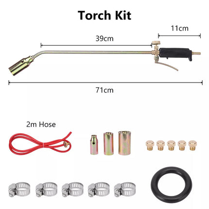 3 Nozzle Gas Torch Blow Torch Camping Gun BBQ Flame Maker Weed Burner BBQ Tool