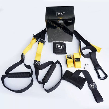 Suspension Trainer Home Gym Full Body Workout Adjustable Nylon Outdoor P3