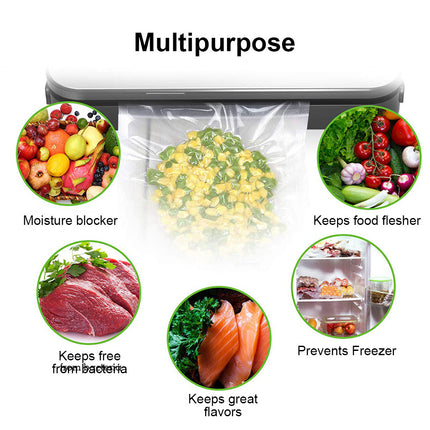 20 Rolls Vacuum Food Sealer Saver Bag Seal Storage Commercial Grade (28cm X 6M)