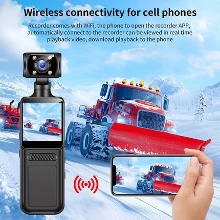 Handheld Action Camera 4K 180° Rotatable WIFI Pocket Camera Vlog DV Sports Cam