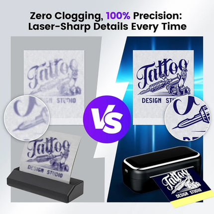 Bluetooth Tattoo Stencil Printer Wireless Thermal Machine with 30 Papers