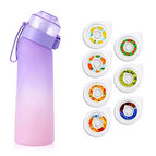 650ml Gradient purple pink+7 Slices