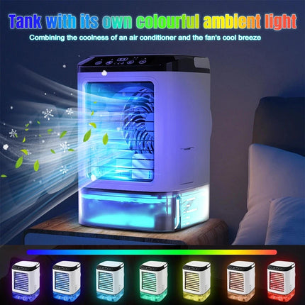 Portable Air Conditioner Personal Space Evaporative Air Cooler  AC Dual Fans