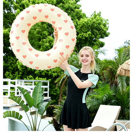 Retro Inflatable Swimming Ring, Retro Style Summer Beach Pool Float 74CM