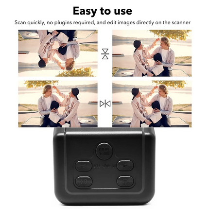 Film Scanner 35mm 110 Slide Negative Converter Photo Digital Image Viewer 2" LCD