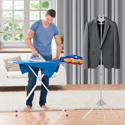 Steamer Stand Telescopic Garment Steamer Rack Height Adjustable Garment (grey)
