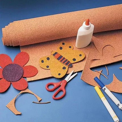 4 Rolls  Cork Roll Sheet 20CM X 1M DIY  School Project Art Board Liner