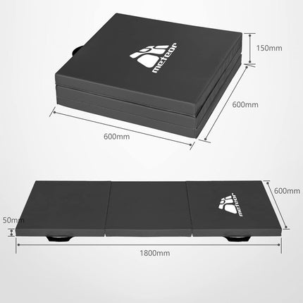180x60cm Tri-Fold Gymnastic Mat Gym Mat Tumbling Mat Exercise Mat