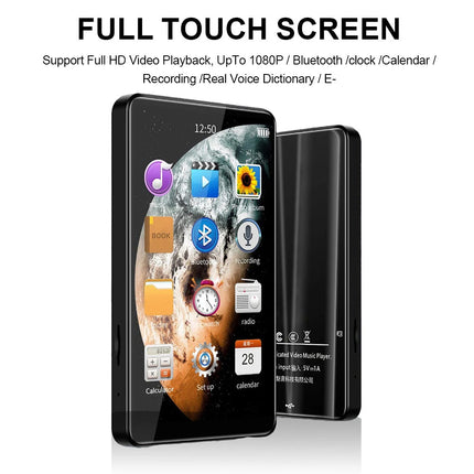 Bluetooth MP4/MP3 Touch Scree HiFi Music Player FM Radio Support 256GB