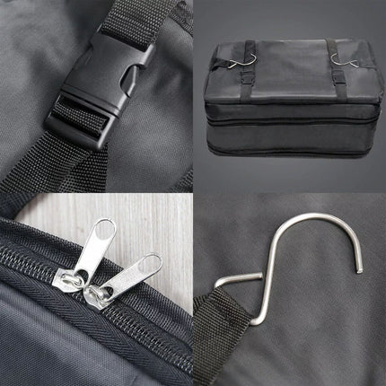 Foldable Wardrobe Hanging Storage Bag Space Saver Clothes Organizer for Closet