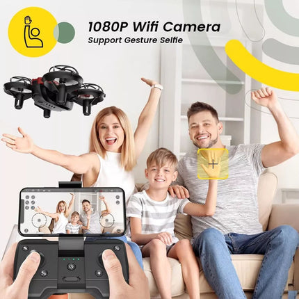 Mini HD FPV Drone with Camera RC Quadcopter for Kids Beginners