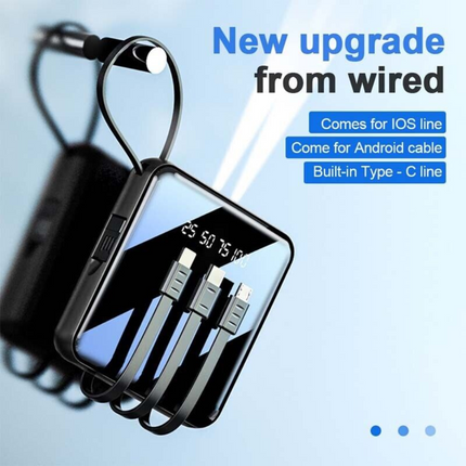 Portable 900000mAh Power Bank Mini USB Backup Battery Charger For Mobile Phone