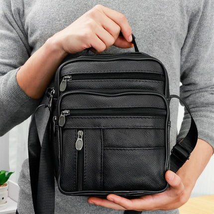 Retro Men's Leather Shoulder Messenger Bag Crossbody Satchel Travel Man's Bags