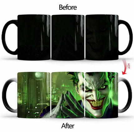 Magic Mugs Colour Changing Mug Novelty Coffee Cups Cup Hot Water 4 Complete Sets