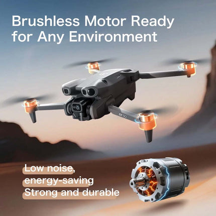 3 Batteries GT50 Foldable Drone with HD Dual Camera Quadcopter Long Flight Time Beginners Adults