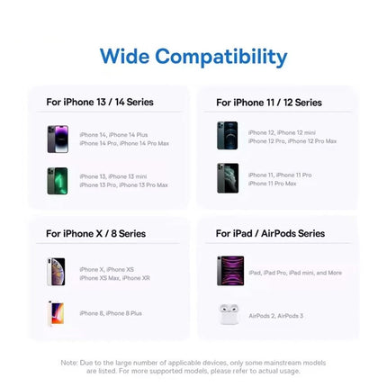 MFI Certified Lightning Charging Cable for Apple iPhone 14 13 12 11 X PRO MAX