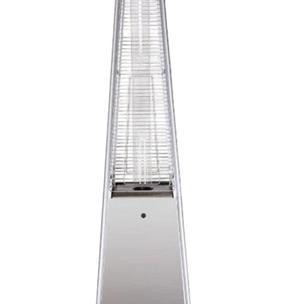 7.5FT Outdoor Gas Patio Heater Pyramid Stainless Steel Garden Party