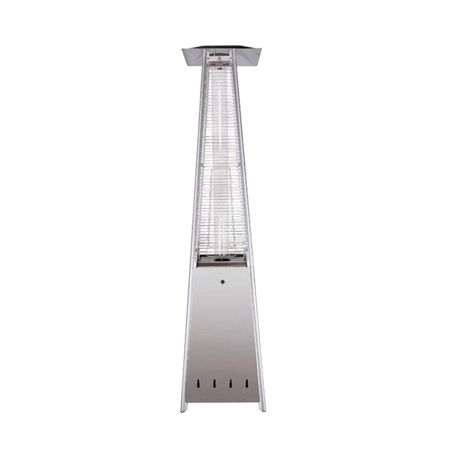 7.5FT Outdoor Gas Patio Heater Pyramid Stainless Steel Garden Party