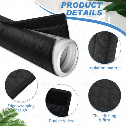 Portable AC Hose Insulation Sleeve Adjustable Air Conditioner Hose Cover Wrap